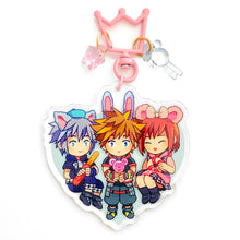 Load image into Gallery viewer, KH3 Sora charms