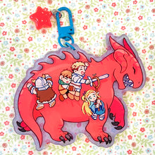 Load image into Gallery viewer, Red Dragon Shaker Charm
