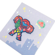 Load image into Gallery viewer, Retro Samus Enamel Pin
