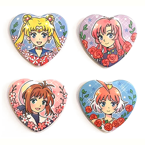 Magical Girl Pins