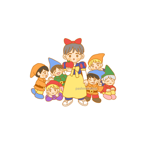 BTS V Snow White Pin