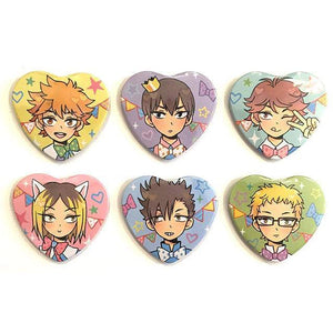 HQ Heart Pins
